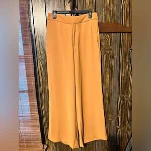 Stylish Gold Banana Republic Wide-Leg Pants